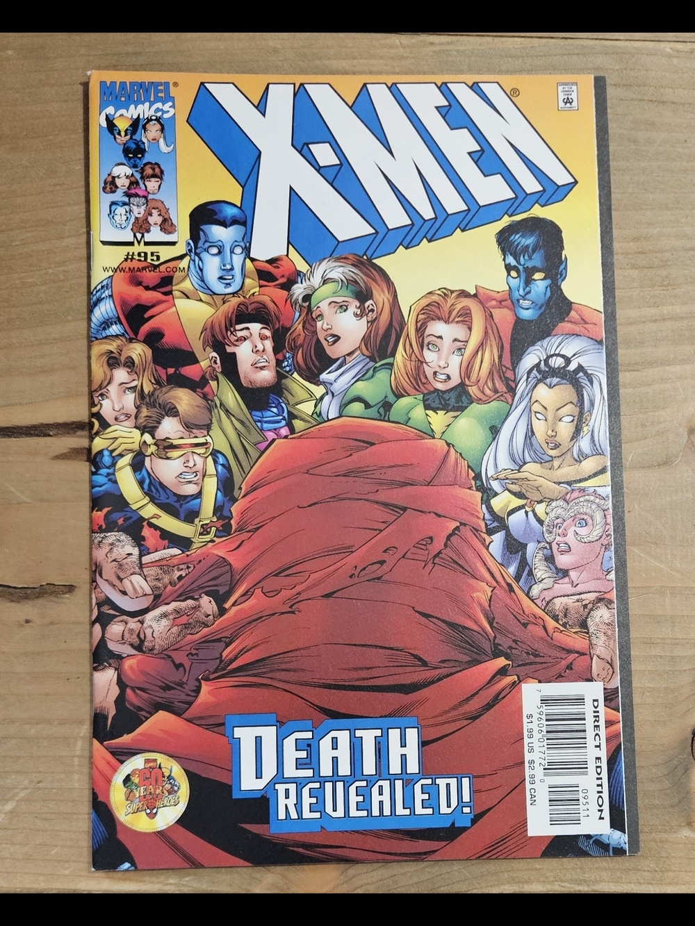 Marvel Comics!  X-Men! Issue #95 dec 1999  and above RARE Raw 9.6-9.8